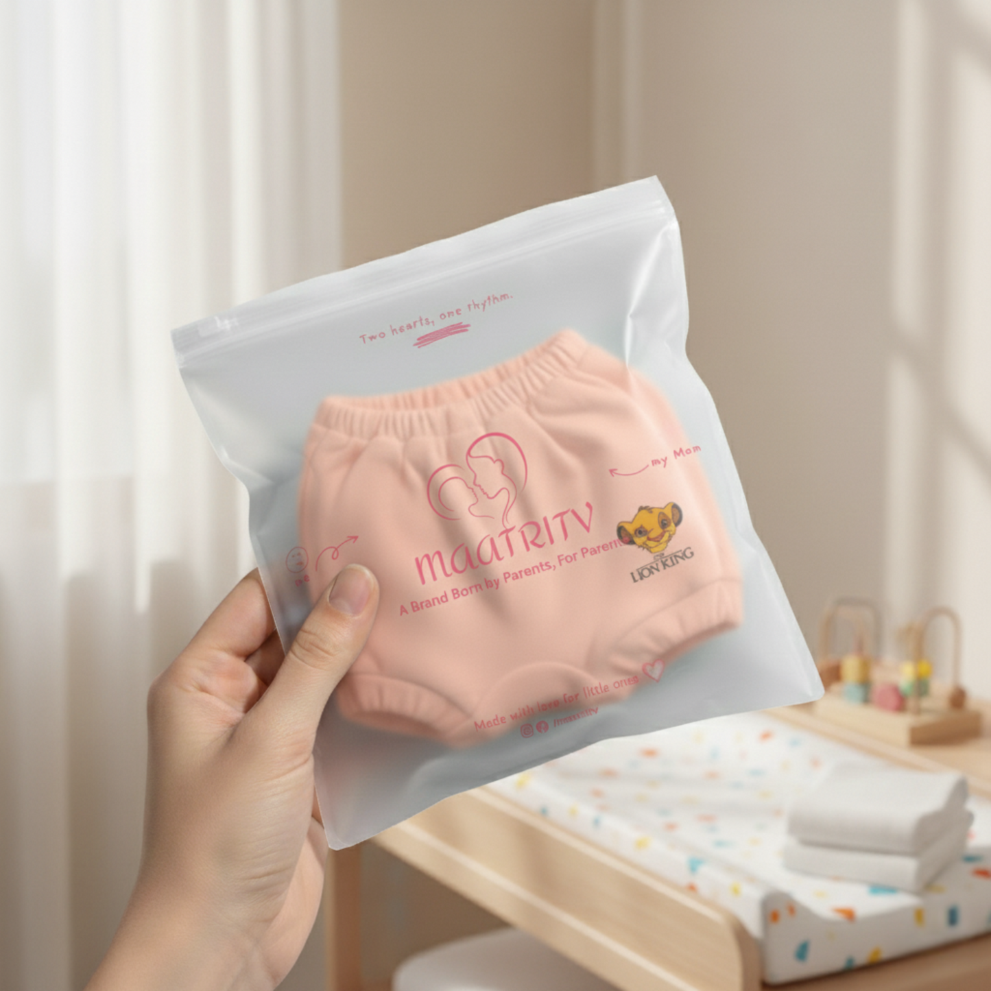 Maatritv Baby Pure Cotton Bloomer - Lion Cub