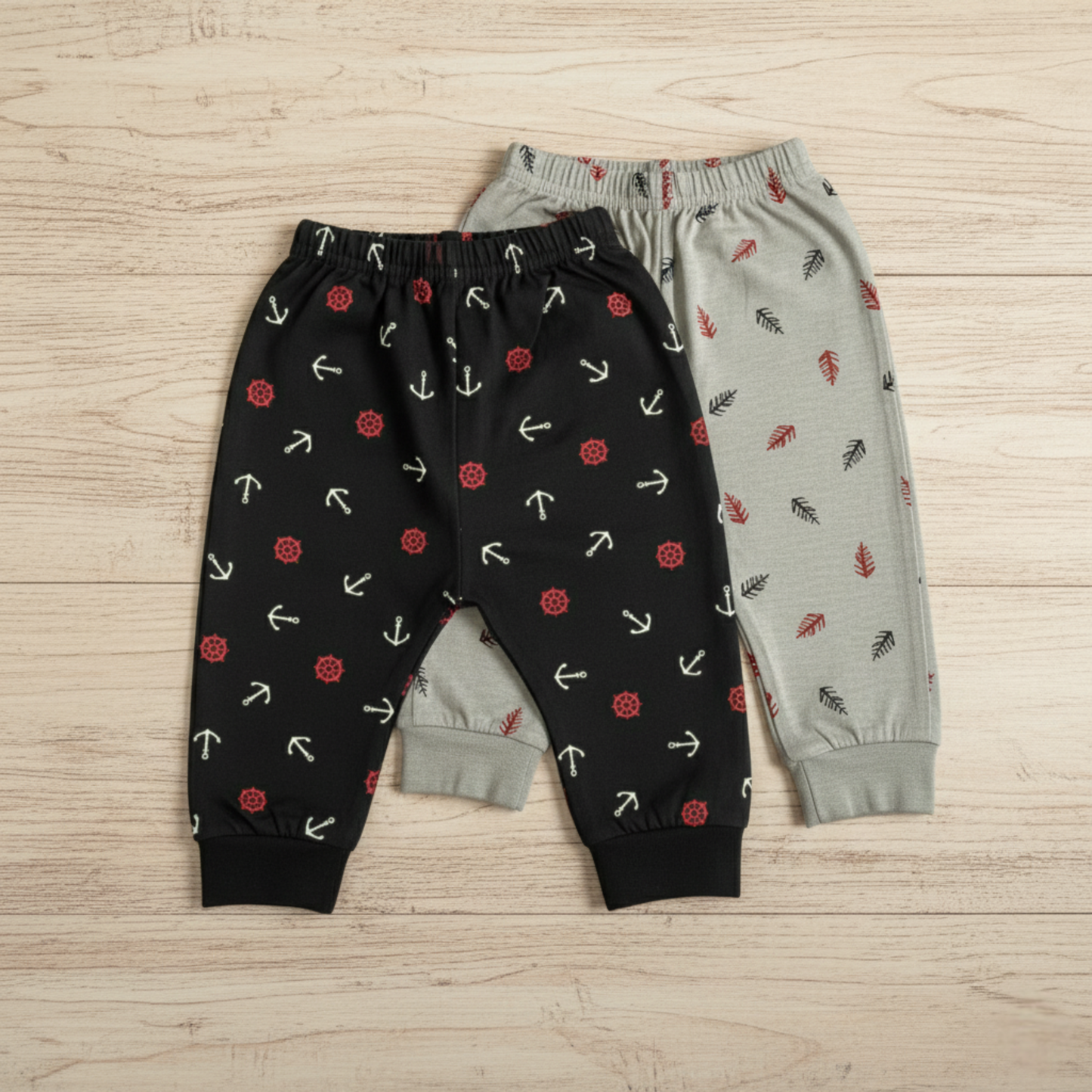 Maatritv Kids' Cotton Pajama, Assorted Pack of 2