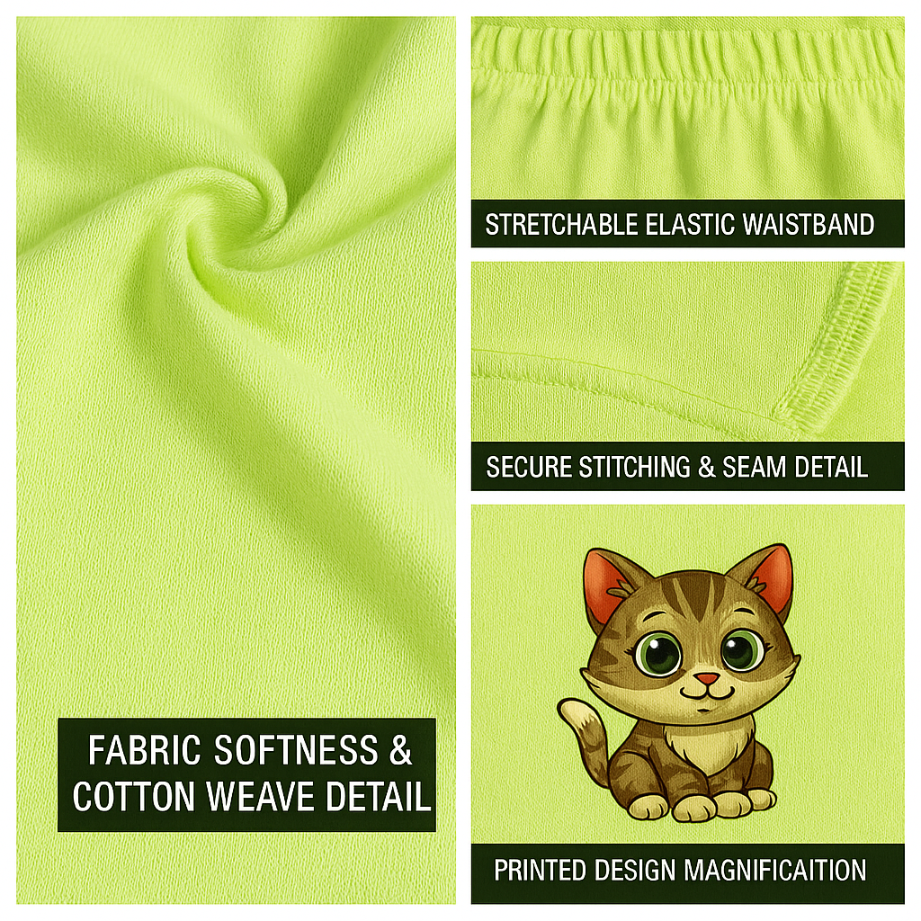 Maatritv Baby Pure Cotton Bloomer - Curious Kitten