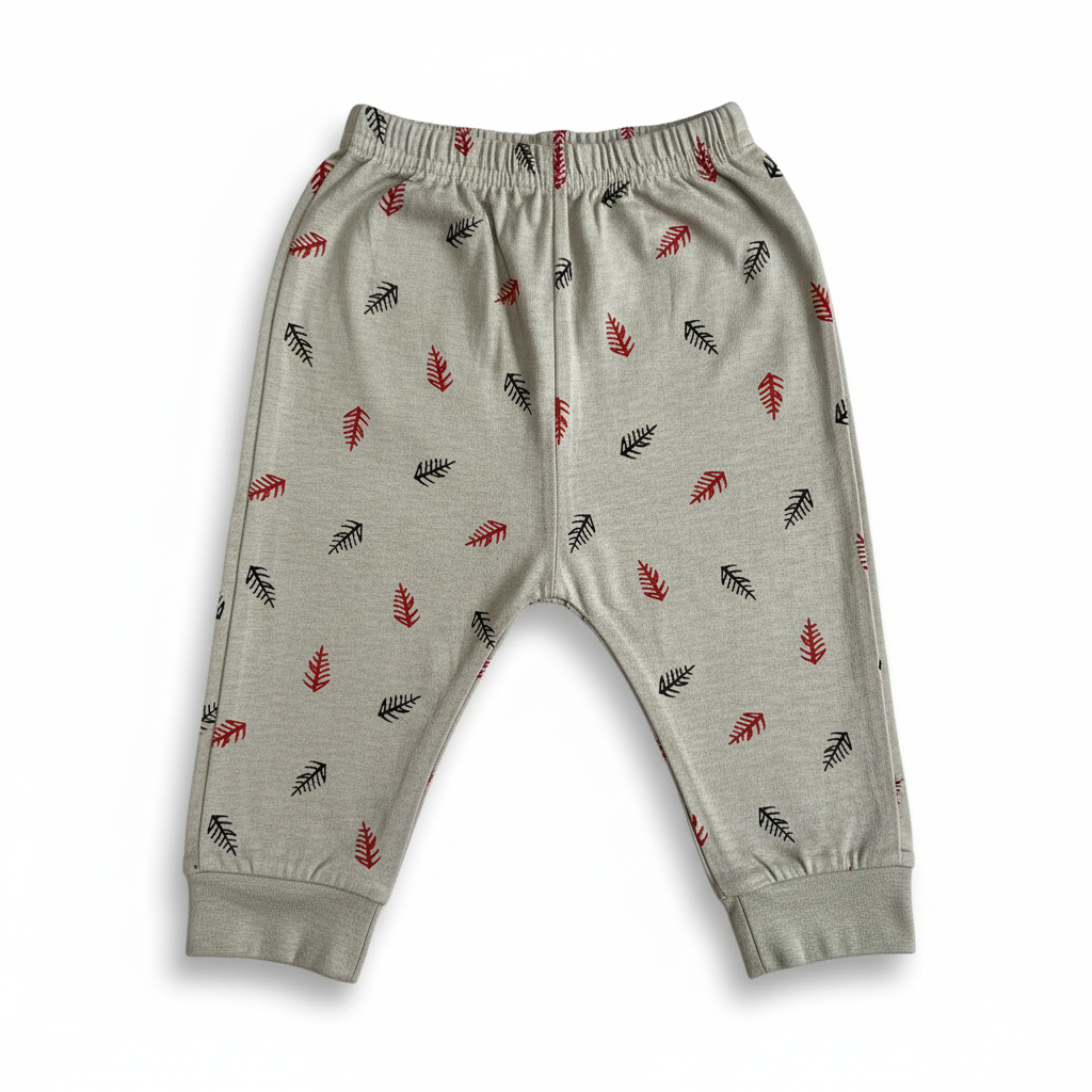 Maatritv Kids' Pure Cotton Pajama - Forest Fern Print