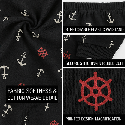 Maatritv Kids' Pure Cotton Pajama - Nautical Adventure Print