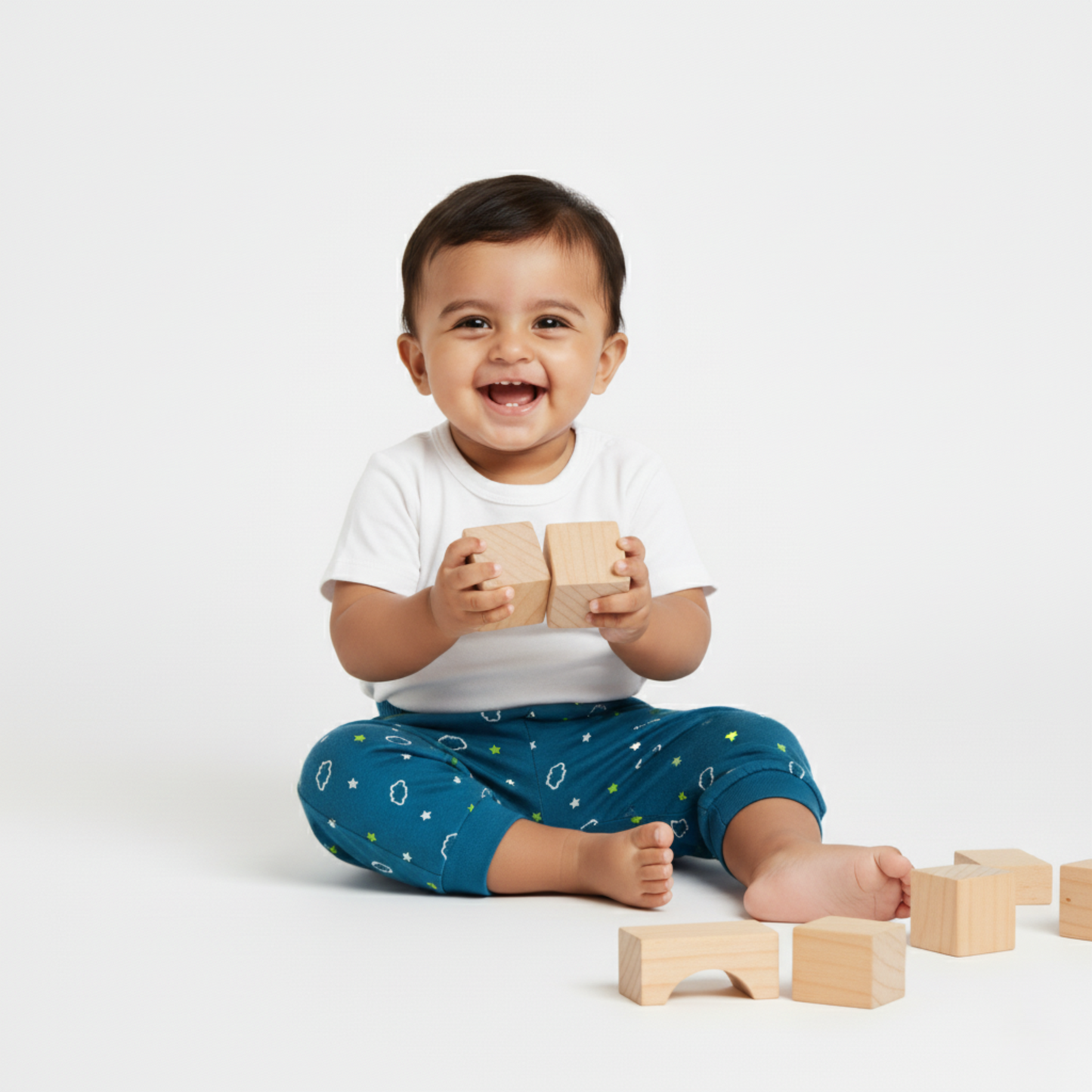 Maatritv Kids' Pure Cotton Pajama - Starry Night Print