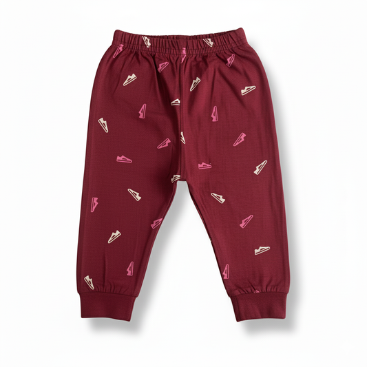 Maatritv Kids' Pure Cotton Pajama - Trendy Kicks Print