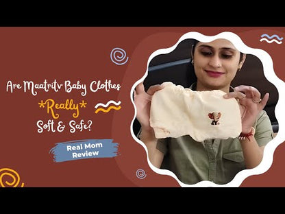 Maatritv Baby Cotton Pajamas Soft Breathable Sleepwear Value Pack of 6 Infant Nightwear 0-12 Months